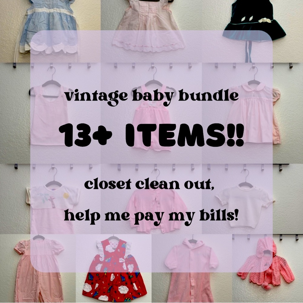 Vintage Baby Clothes Bundle!!!